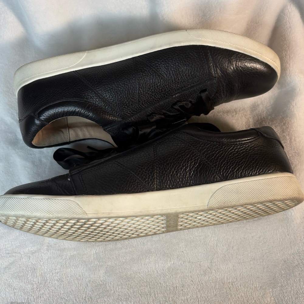 Vionic Chantelle black leather ribbon lace up sneaker - Picture 4 of 7